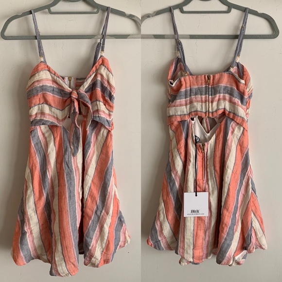 Beach Riot Tie Front Keyhole Dress - Picture 9 of 10